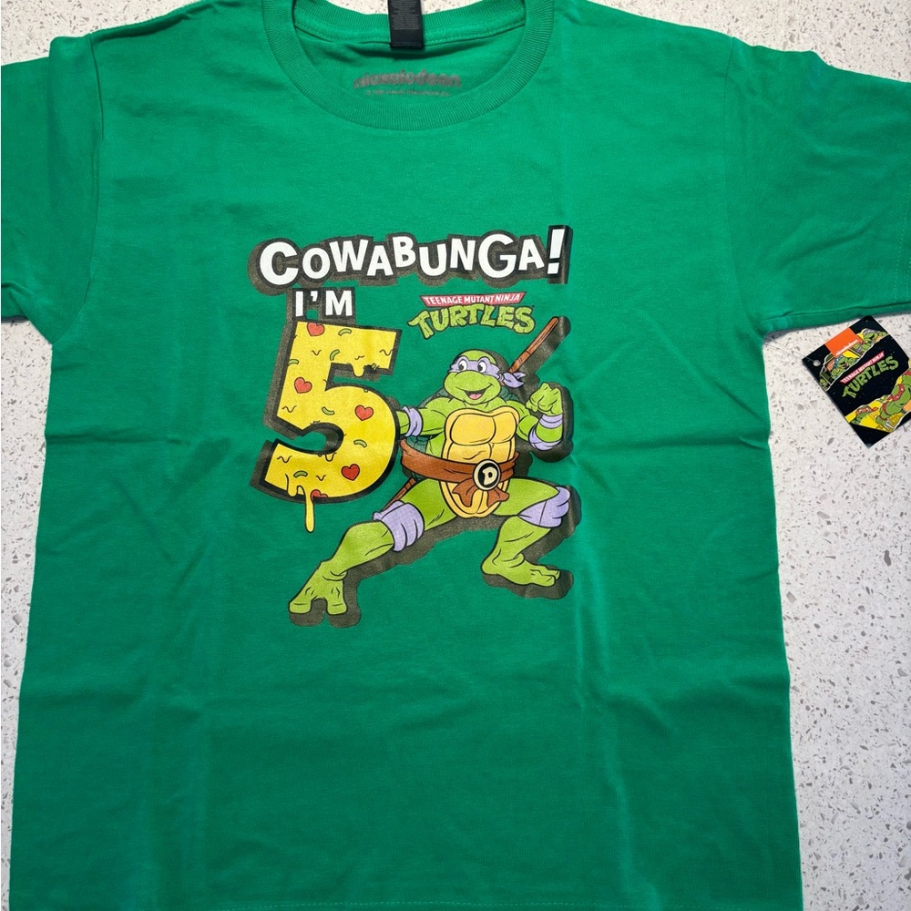 Nickelodeon TNMT birthday shirt